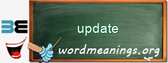 WordMeaning blackboard for update
